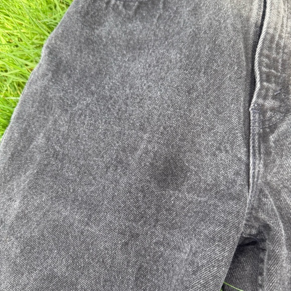 Vintage 90s Levi’s 521 Tapered Fit High Rise Jeans - Washed Black - Size 8P - Picture 3 of 6